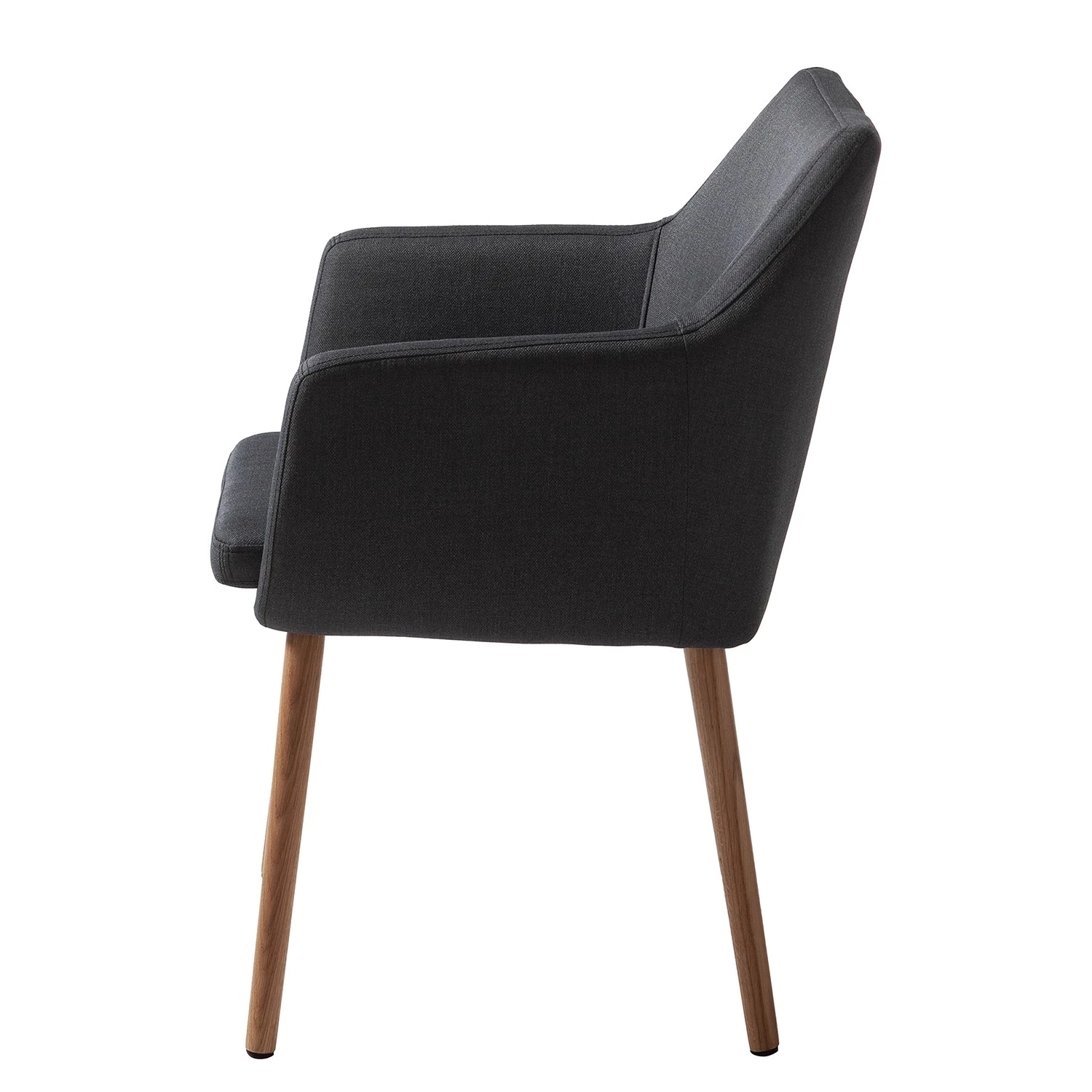 Mørteens Chaises à accoudoirs Nicholas XXL - Tissu Cors: Anthracite - 1 chaise 6 Mørteens Chaises à accoudoirs Nicholas XXL - Tissu Cors: Anthracite - 1 chaise – Image 4