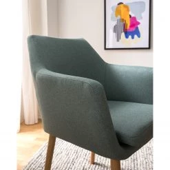 Mørteens Chaises à accoudoirs Nicholas XXL - Tissu Cors: Gris menthe - 1 chaise -Chaises Soldes 2022 1000215122 210126 12583600012 DETAILS P000000001000215122