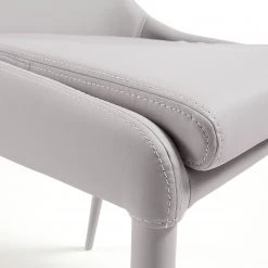 Loftscape Chaises capitonnées Doyline II (2 él.) - Tissu / Imitation cuir - Beige 12 Loftscape Chaises capitonnées Doyline II (2 él.) - Tissu / Imitation cuir - Beige -Chaises Soldes 2022 1000216151 200623 13432000020 DETAILS P000000001000216151