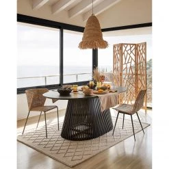 Red Living Chaises Rantin(lot de 2) - Rotin / Acier - Rotin / Noir -Chaises Soldes 2022 1000216198 200623 13474500275 MOOD DETAILS P000000001000216198 mood