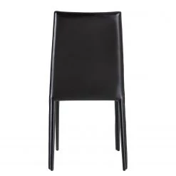 Fredriks Chaises Portola (lot de 2) - Cuir recyclé / Fer - Noir -Chaises Soldes 2022 1000216618 210125 12454600004 DETAILS P000000001000216618