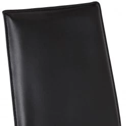 Fredriks Chaises Portola (lot de 2) - Cuir recyclé / Fer - Noir -Chaises Soldes 2022 1000216618 210125 12454600006 DETAILS P000000001000216618