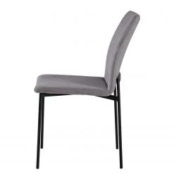 Fredriks Chaises Wines (lot de 2) - Tissu / Fer - Gris clair -Chaises Soldes 2022 1000216623 210125 12454600011 DETAILS P000000001000216623