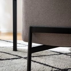 Fredriks Chaises Wines (lot de 2) - Tissu / Fer - Gris clair -Chaises Soldes 2022 1000216623 210225 14254600006 DETAILS P000000001000216623