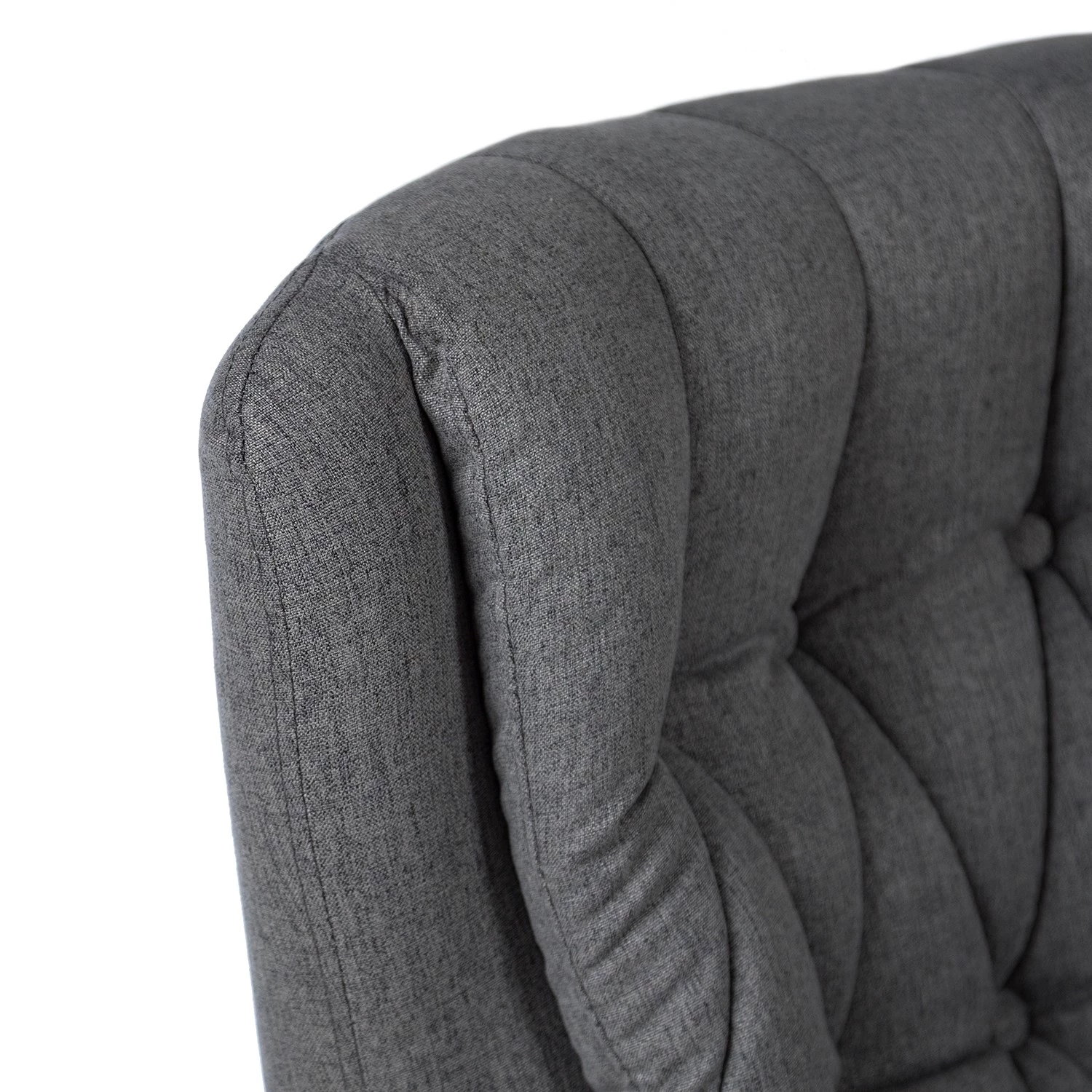 Jack & Alice Fauteuil de bureau Bracon II - Tissé à plat / Nylon - Gris foncé / Noir 13 Jack & Alice Fauteuil de bureau Bracon II - Tissé à plat / Nylon - Gris foncé / Noir – Image 11