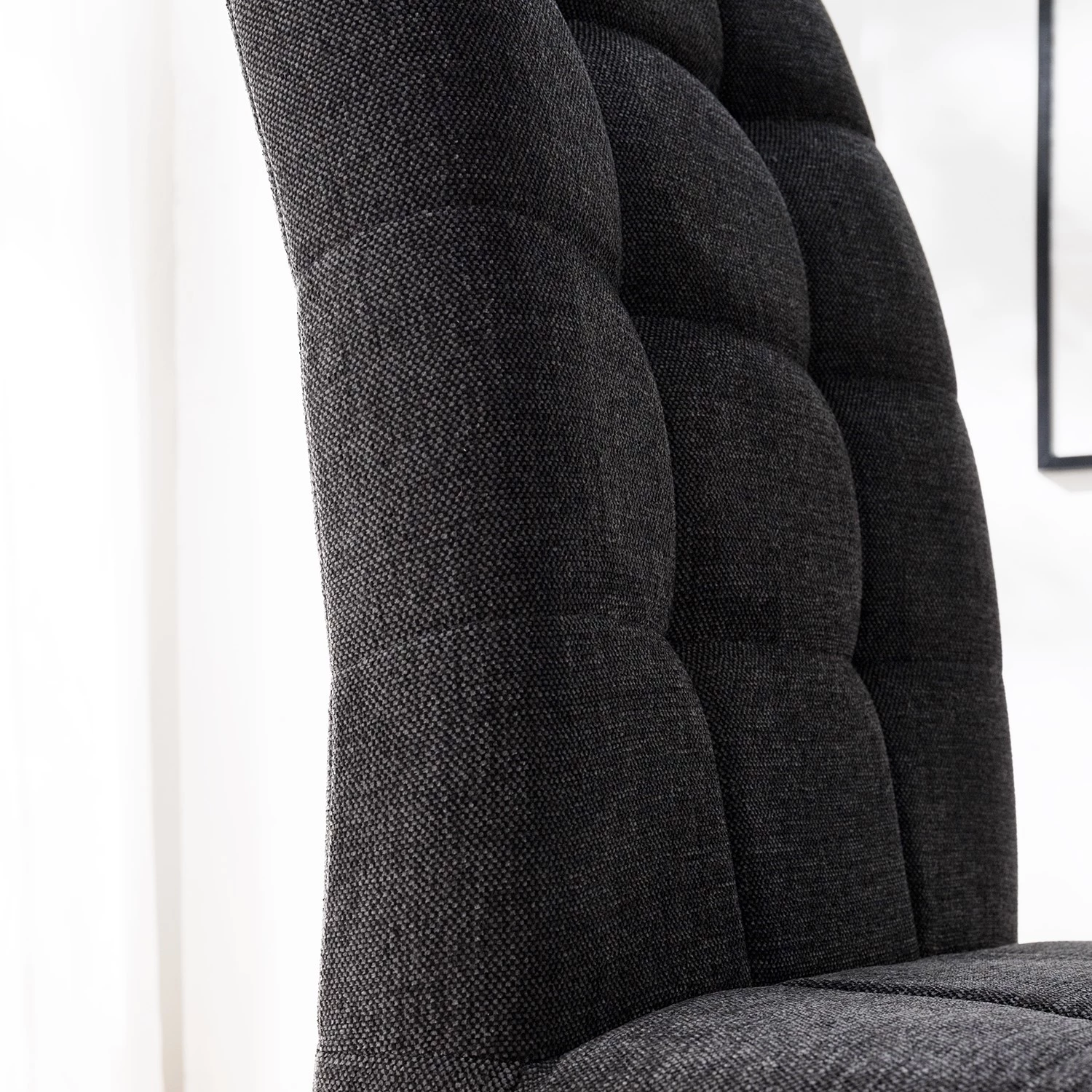 Ars manufacti Chaises cantilever Stawley I (lot de 2) - Tissage à plat / Acier inoxydable - Gris foncé / Acier inoxydable 12 Ars manufacti Chaises cantilever Stawley I (lot de 2) - Tissage à plat / Acier inoxydable - Gris foncé / Acier inoxydable – Image 10