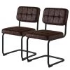 Ars manufacti Chaises cantilever Dalcross (lot de 2) - Microfibre / Métal - Marron 1 Ars manufacti Chaises cantilever Dalcross (lot de 2) - Microfibre / Métal - Marron -Chaises Soldes 2022 1000219292 210125 09554100001 IMAGE P000000001000219292