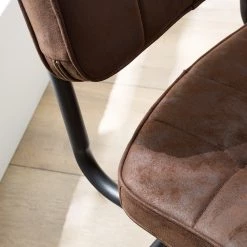 Ars manufacti Chaises cantilever Dalcross (lot de 2) - Microfibre / Métal - Marron 27 Ars manufacti Chaises cantilever Dalcross (lot de 2) - Microfibre / Métal - Marron -Chaises Soldes 2022 1000219292 210223 14200900008 DETAILS P000000001000219292