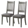 Maison Belfort Chaises Lavalle (lot de 2) - Pin massif - Gris clair / Gris 2 Maison Belfort Chaises Lavalle (lot de 2) - Pin massif - Gris clair / Gris -Chaises Soldes 2022 1000224202 210607 14273400001 IMAGE P000000001000224202