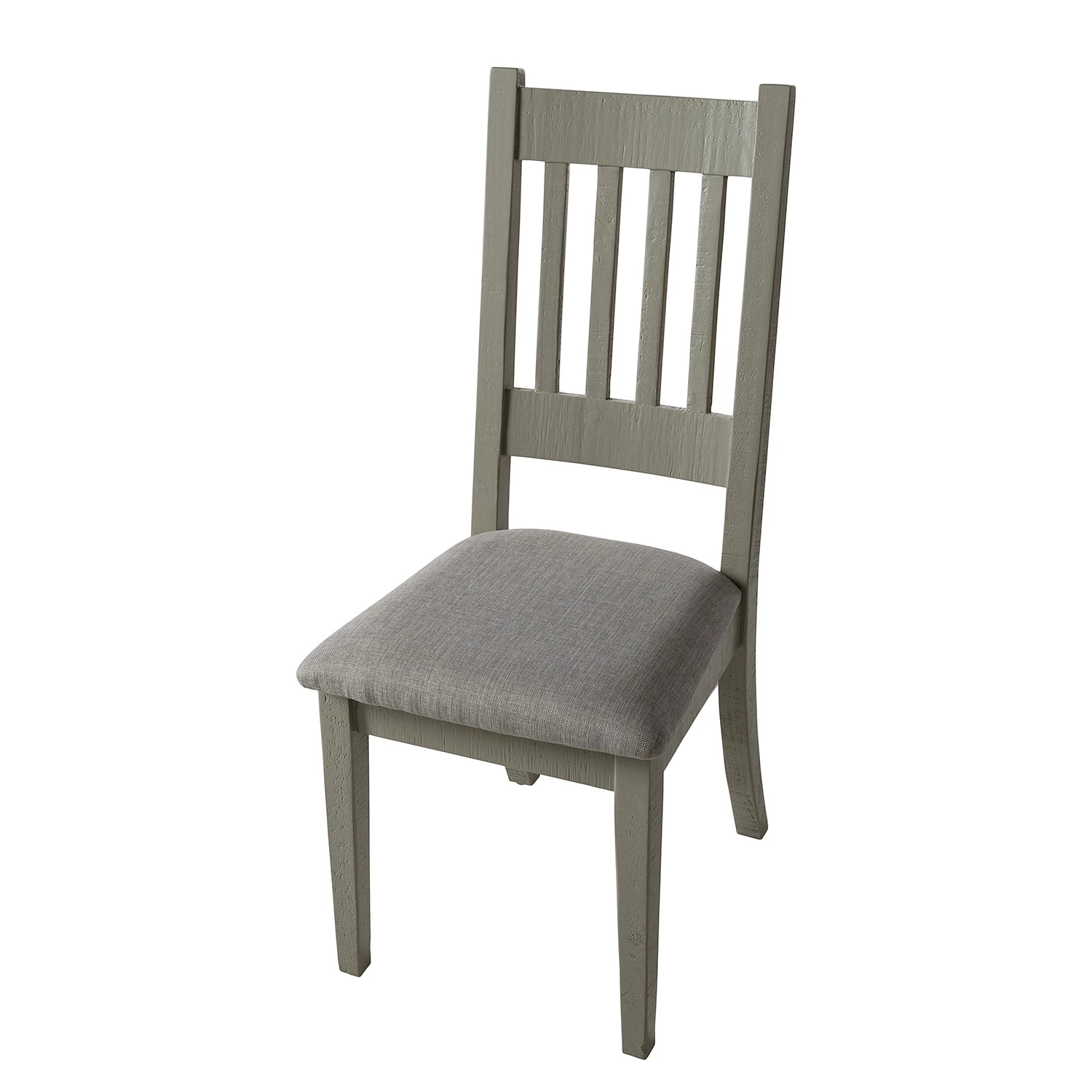 Maison Belfort Chaises Lavalle (lot de 2) - Pin massif - Gris clair / Gris 8 Maison Belfort Chaises Lavalle (lot de 2) - Pin massif - Gris clair / Gris – Image 6