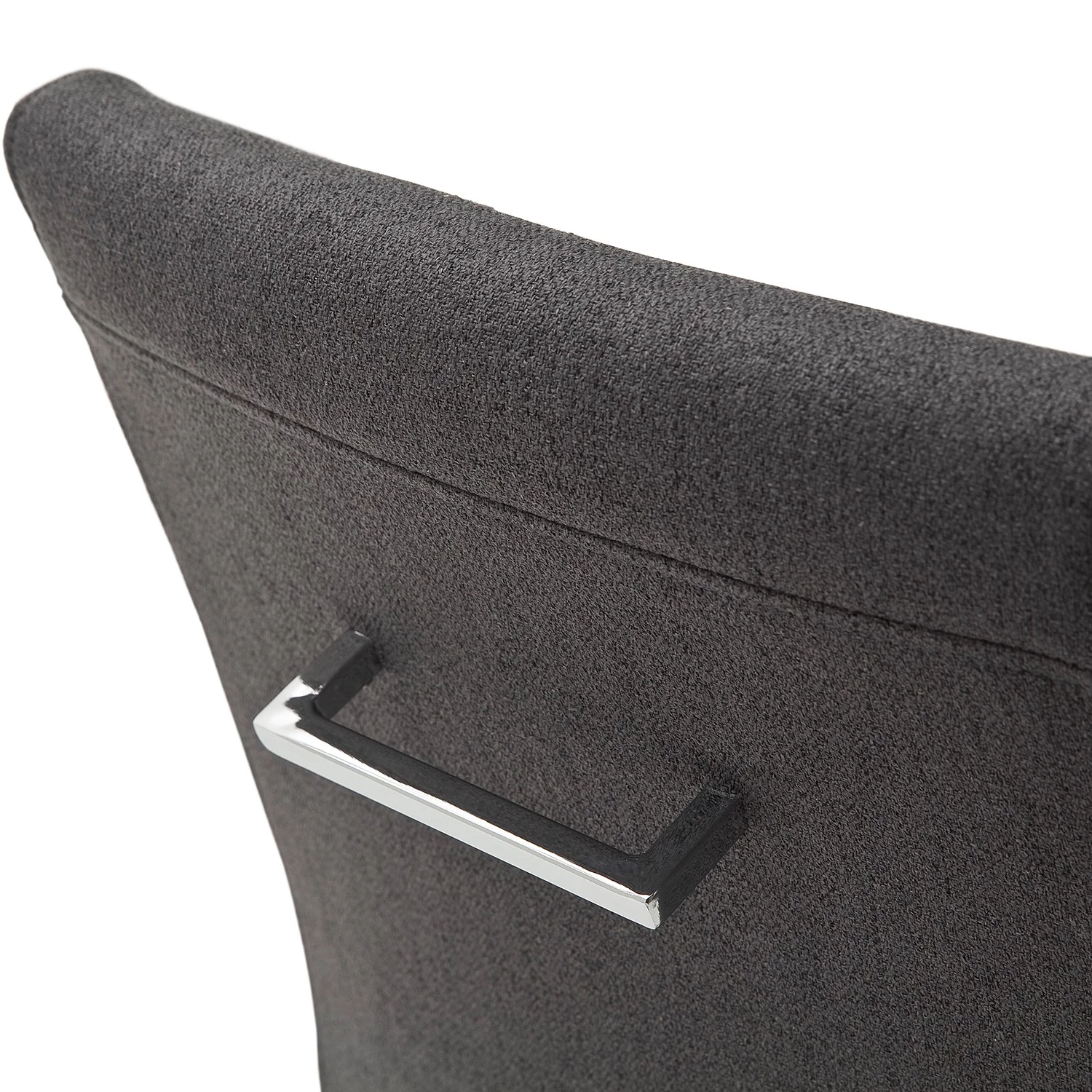 Fredriks Chaises cantilever Oxhill (lot de 2) - maille fin / Acier - Anthracite / Chrome 11 Fredriks Chaises cantilever Oxhill (lot de 2) - maille fin / Acier - Anthracite / Chrome – Image 9