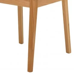 Schösswender Chaises capitonnées Roberto I (lot de 2) - Imitation cuir / Duramen de hêtre massif - Marron foncé / Duramen de hêtre -Chaises Soldes 2022 1000225954 200923 06242800049 DETAILS P000000001000225954