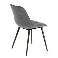 Red Living Chaises capitonnées Kellia II (lot de 2) - Tissu / Acier - Gris 10 Red Living Chaises capitonnées Kellia II (lot de 2) - Tissu / Acier - Gris -Chaises Soldes 2022 1000225992 200917 06371600104 DETAILS P000000001000225992