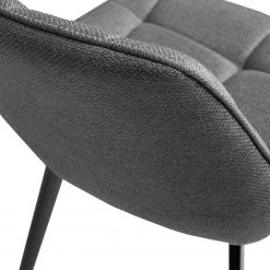 Red Living Chaises capitonnées Kellia II (lot de 2) - Tissu / Acier - Gris 12 Red Living Chaises capitonnées Kellia II (lot de 2) - Tissu / Acier - Gris -Chaises Soldes 2022 1000225992 200917 06371800106 DETAILS P000000001000225992