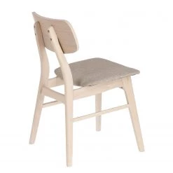Norrwood Chaises Varkaus I (lot de 2) - Tissu / Placage en chêne et hévéa massif - Sahara / Chêne -Chaises Soldes 2022 1000225995 200917 06373000125 DETAILS P000000001000225995