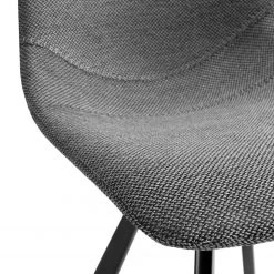 Red Living Chaises capitonnées Gouvy (lot de 2) - Tissu / Acier - Gris -Chaises Soldes 2022 1000225999 200917 06375200162 DETAILS P000000001000225999