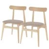 Norrwood Chaises Apukka (lot de 2) - Tissu / Hévéa massif - Sahara -Chaises Soldes 2022 1000226015 200917 06390500259 IMAGE P000000001000226015