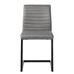 Ars manufacti Chaises Finga III (lot de 2) - Tissage à plat / Fer - Gris / Noir -Chaises Soldes 2022 1000226368 210608 14152400002 DETAILS P000000001000226368