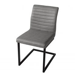 Ars manufacti Chaises Finga III (lot de 2) - Tissage à plat / Fer - Gris / Noir -Chaises Soldes 2022 1000226368 210608 14152400005 DETAILS P000000001000226368