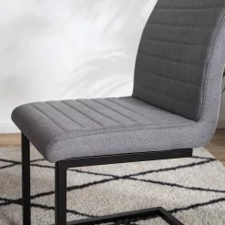 Ars manufacti Chaises Finga III (lot de 2) - Tissage à plat / Fer - Gris / Noir -Chaises Soldes 2022 1000226368 210929 100237000033 DETAILS P000000001000226368