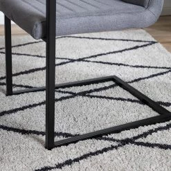 Ars manufacti Fauteuil Finga III - Tissage à plat / Fer - Gris / Noir -Chaises Soldes 2022 1000226369 210929 100237000040 DETAILS P000000001000226369