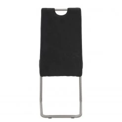 Loftscape Chaise cantilever Wisches - Microfibre / Acier inoxydable - Anthracite - Lot de 2 -Chaises Soldes 2022 1000228907 201104 15385500006 DETAILS P000000001000228907