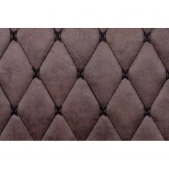 Loftscape Chaises capitonnées McLean (lot de 2) - Microfibre / Acier - Marron foncé vintage -Chaises Soldes 2022 1000228921 201104 15385600061 DETAILS P000000001000228921