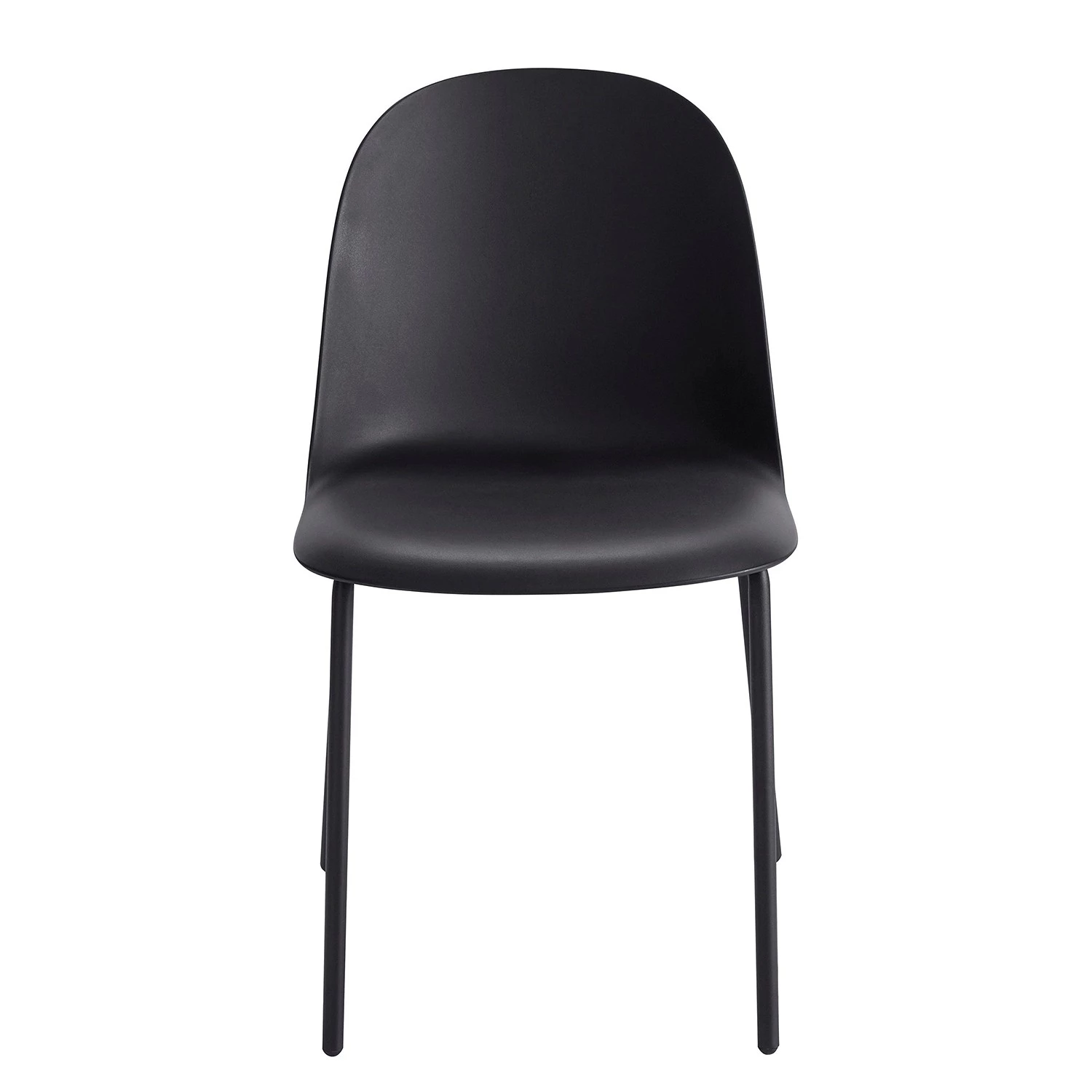Loftscape Chaises Borny I (lot de 2) - Matière plastique - Fer - Noir 4 Loftscape Chaises Borny I (lot de 2) - Matière plastique - Fer - Noir – Image 2