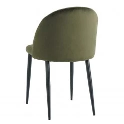Jack & Alice Chaises capitonnées Jacklin IV (2 élém.) - Velours / Fer - Vert olive -Chaises Soldes 2022 1000230152 210708 14552700060 DETAILS P000000001000230152