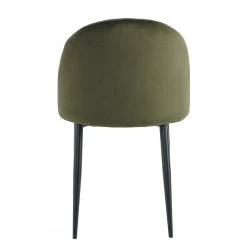 Jack & Alice Chaises capitonnées Jacklin IV (2 élém.) - Velours / Fer - Vert olive -Chaises Soldes 2022 1000230152 210708 14552700061 DETAILS P000000001000230152