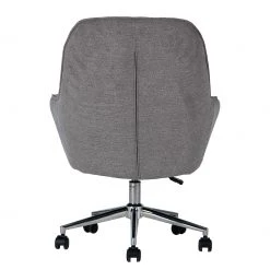 Furnitive Chaise de bureau Valady II - Microfibre / Fer - Gris / Chrome -Chaises Soldes 2022 1000230741 220322 032 DETAILS P000000001000230741