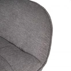 Furnitive Chaise de bureau Valady II - Microfibre / Fer - Gris / Chrome -Chaises Soldes 2022 1000230741 220322 034 DETAILS P000000001000230741