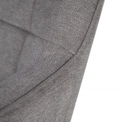 Furnitive Chaise de bureau Valady II - Microfibre / Fer - Gris / Chrome -Chaises Soldes 2022 1000230741 220322 035 DETAILS P000000001000230741