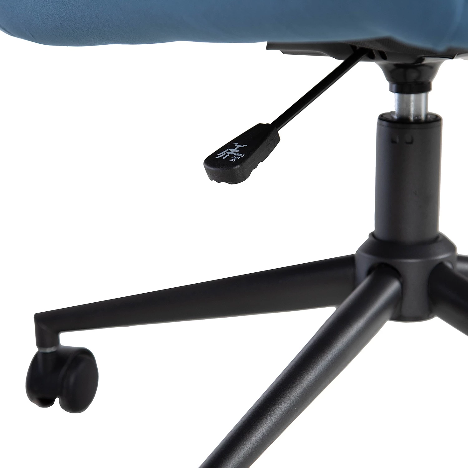 Furnitive Chaise de bureau Valady I - Velours / Fer - Bleu / Noir 19 Furnitive Chaise de bureau Valady I - Velours / Fer - Bleu / Noir – Image 17