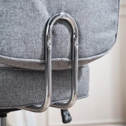 Furnitive Chaise de bureau Orlu II - Tissu / Fer - Gris clair / Chrome 22 Furnitive Chaise de bureau Orlu II - Tissu / Fer - Gris clair / Chrome -Chaises Soldes 2022 1000230748 220328 032 DETAILS P000000001000230748