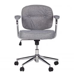 Furnitive Chaise de bureau Orlu II - Tissu / Fer - Gris clair / Chrome 17 Furnitive Chaise de bureau Orlu II - Tissu / Fer - Gris clair / Chrome -Chaises Soldes 2022 1000230748 220330 030 DETAILS P000000001000230748