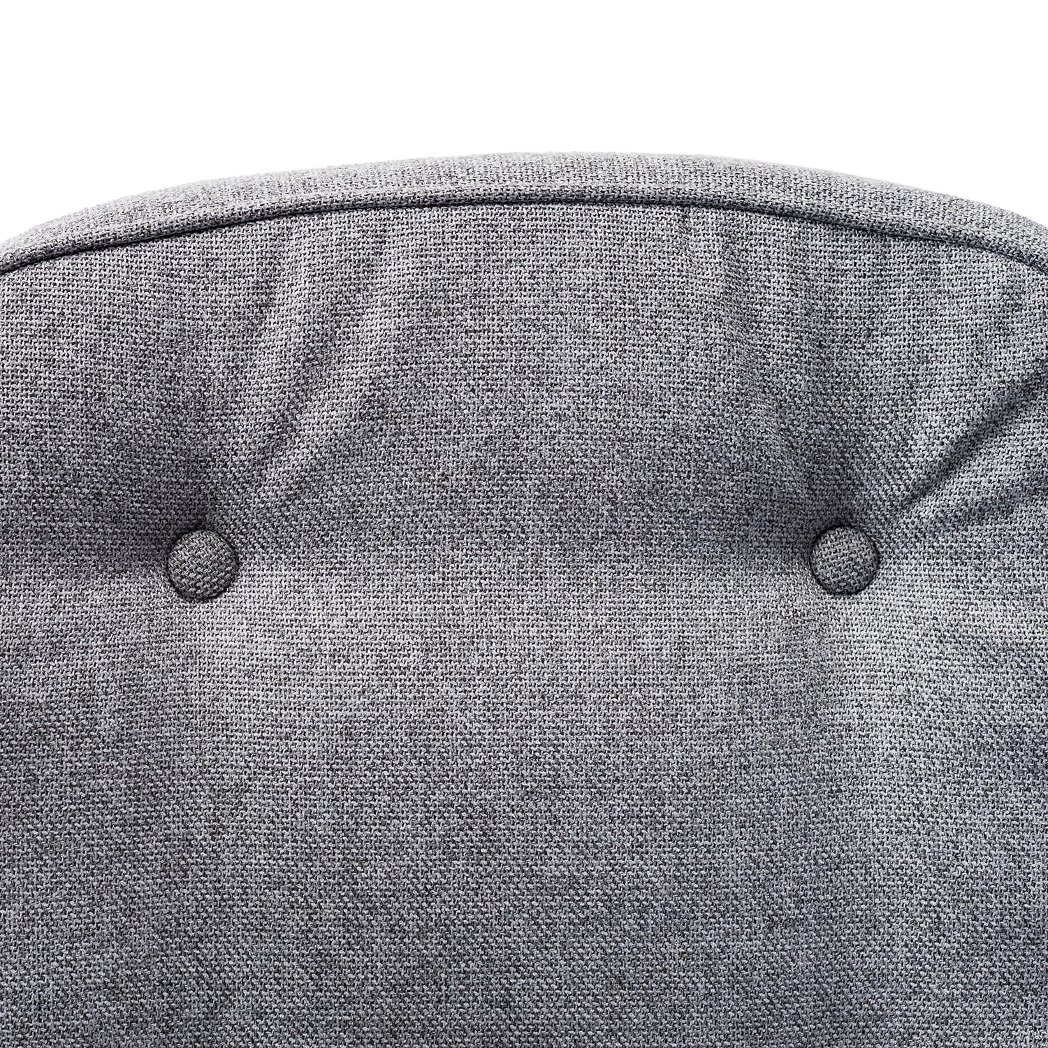 Furnitive Chaise de bureau Orlu II - Tissu / Fer - Gris clair / Chrome 12 Furnitive Chaise de bureau Orlu II - Tissu / Fer - Gris clair / Chrome – Image 10