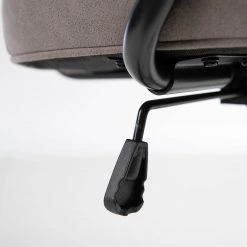 Furnitive Chaise de bureau Orlu I - Microfibre / Fer - Taupe vintage / Noir -Chaises Soldes 2022 1000230752 220322 038 DETAILS P000000001000230752