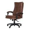 Furnitive Fauteuil de bureau Wisdom - Microfibre / Matière plastique - Marron vintage / Noir -Chaises Soldes 2022 1000230753 220330 010 IMAGE P000000001000230753