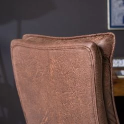 Furnitive Fauteuil de bureau Wisdom - Microfibre / Matière plastique - Marron vintage / Noir -Chaises Soldes 2022 1000230753 220624 023 MOOD DETAILS P000000001000230753 mood