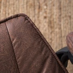 Furnitive Fauteuil de bureau Wisdom - Microfibre / Matière plastique - Marron vintage / Noir -Chaises Soldes 2022 1000230753 220624 026 MOOD DETAILS P000000001000230753 mood