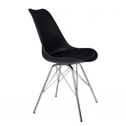 Norrwood Chaises Vaire (lot de 2) - Matière plastique / Acier - Noir -Chaises Soldes 2022 1000230991 201125 16492000003 DETAILS P000000001000230991
