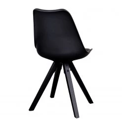 Norrwood Chaises Trebes I (lot de 2) - Matière plastique / Hévéa massif - Noir / Hévéa -Chaises Soldes 2022 1000231008 201125 16492100017 DETAILS P000000001000231008