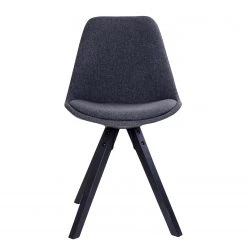 Norrwood Chaises Trebes III (lot de 2) - Tissu / Hévéa massif - Gris foncé / Noir -Chaises Soldes 2022 1000231022 201125 16492500124 DETAILS P000000001000231022