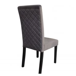 Loftscape Chaises capitonnées Moux (lot de 2) - Velours / Hévéa massif - Gris / Noir 11 Loftscape Chaises capitonnées Moux (lot de 2) - Velours / Hévéa massif - Gris / Noir -Chaises Soldes 2022 1000232778 210504 11353300004 DETAILS P000000001000232778