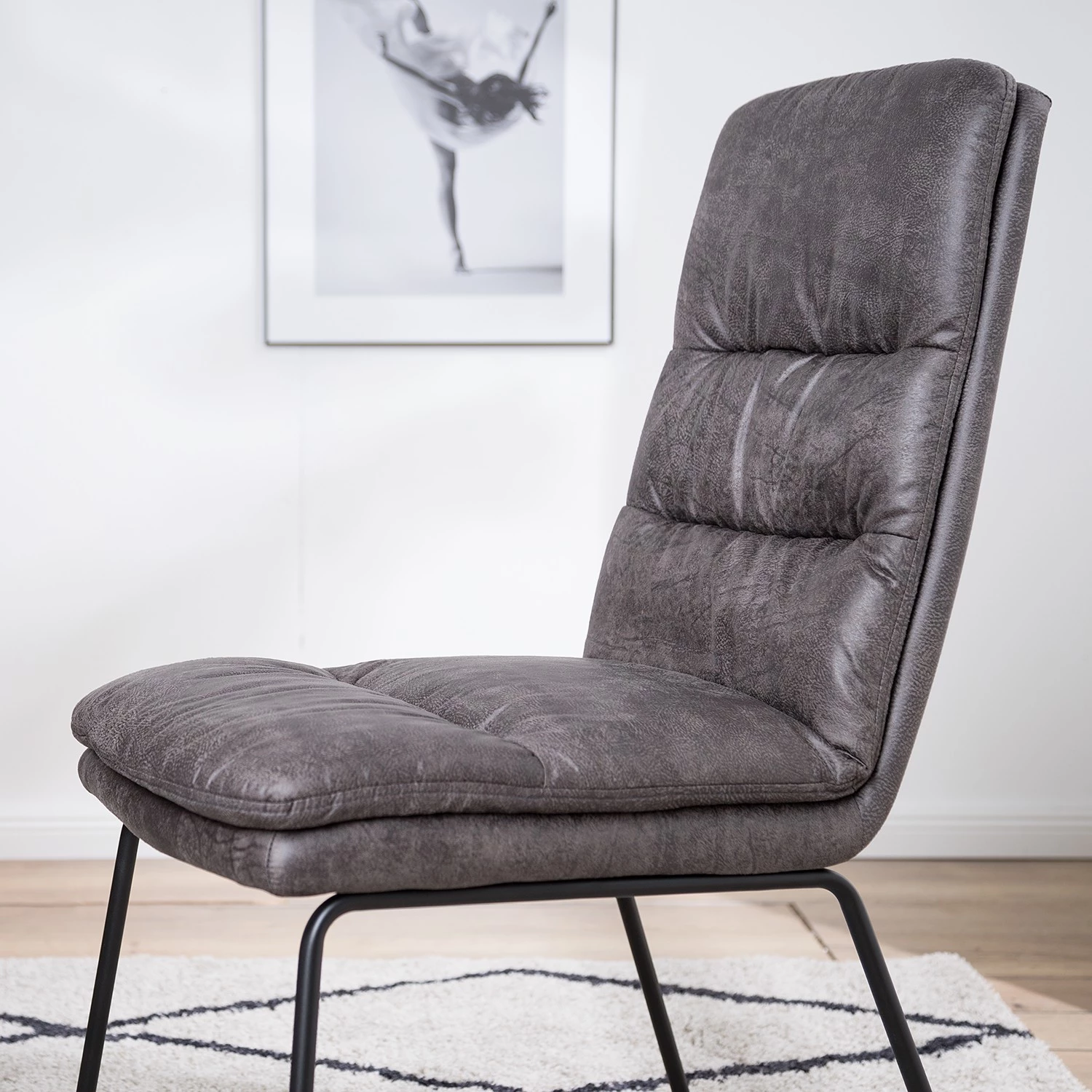 Red Living Chaises Parks (lot de 2) - Gris vintage 8 Red Living Chaises Parks (lot de 2) - Gris vintage – Image 6