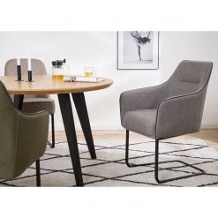 Fredriks Chaise cantilever Luzille - Gris -Chaises Soldes 2022 1000234591 210929 08555400036 MOOD DETAILS P000000001000234591 mood