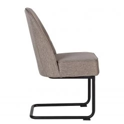 Fredriks Chaises cantilever Coggia (lot de 2) - Tissu / Fer - Cappuccino / Noir 15 Fredriks Chaises cantilever Coggia (lot de 2) - Tissu / Fer - Cappuccino / Noir -Chaises Soldes 2022 1000234595 210811 11595900049 DETAILS P000000001000234595