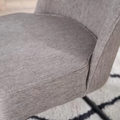 Fredriks Chaises cantilever Coggia (lot de 2) - Tissu / Fer - Cappuccino / Noir 20 Fredriks Chaises cantilever Coggia (lot de 2) - Tissu / Fer - Cappuccino / Noir -Chaises Soldes 2022 1000234595 210929 08555600060 DETAILS P000000001000234595