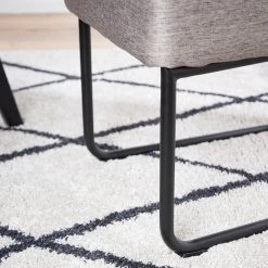 Fredriks Chaises cantilever Coggia (lot de 2) - Tissu / Fer - Cappuccino / Noir 21 Fredriks Chaises cantilever Coggia (lot de 2) - Tissu / Fer - Cappuccino / Noir -Chaises Soldes 2022 1000234595 210929 08555600071 DETAILS P000000001000234595